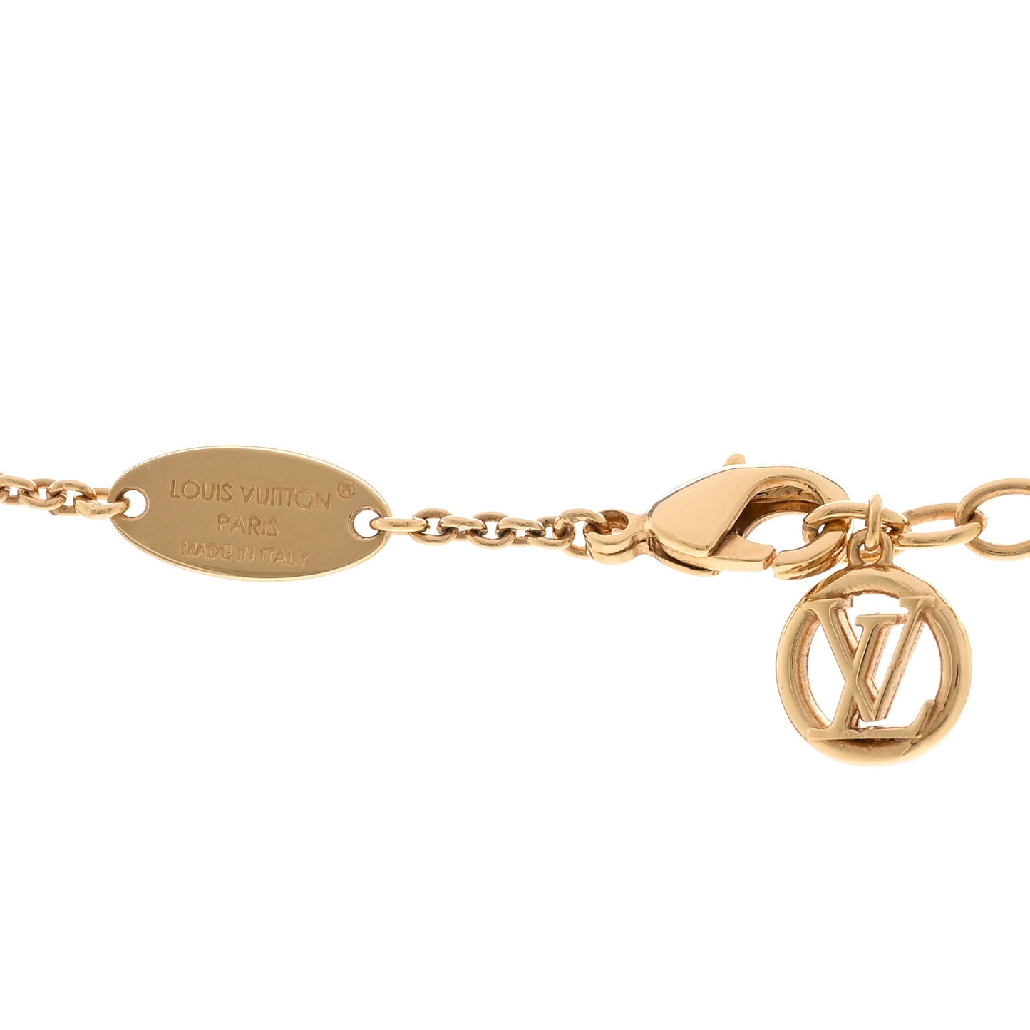 Metal Resin Louisa Necklace Gold