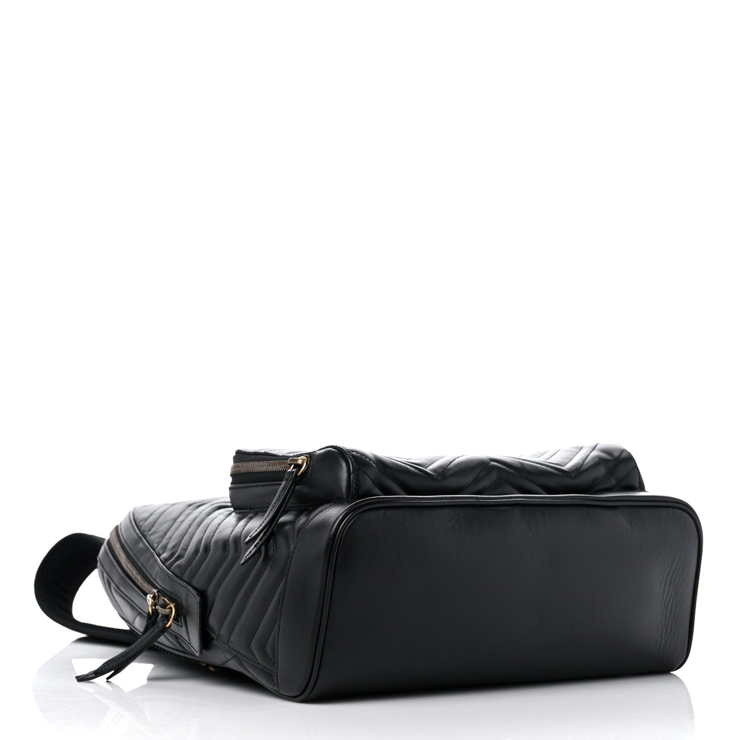 Gucci Calfskin Matelasse GG Marmont Day Backpack Black 4 of 9