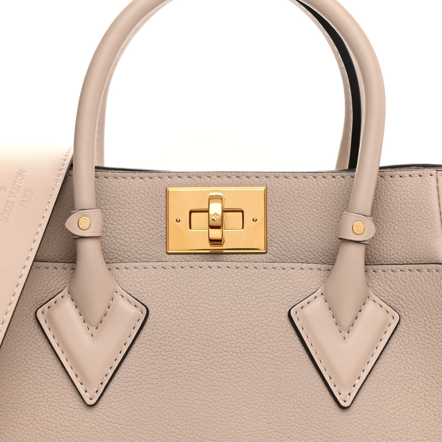 Calfskin Monogram On My Side PM Greige