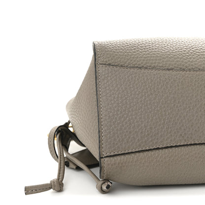 Mulberry Heavy Grain Small Iris Tote Powder Grey Dark Clay 8 of 9