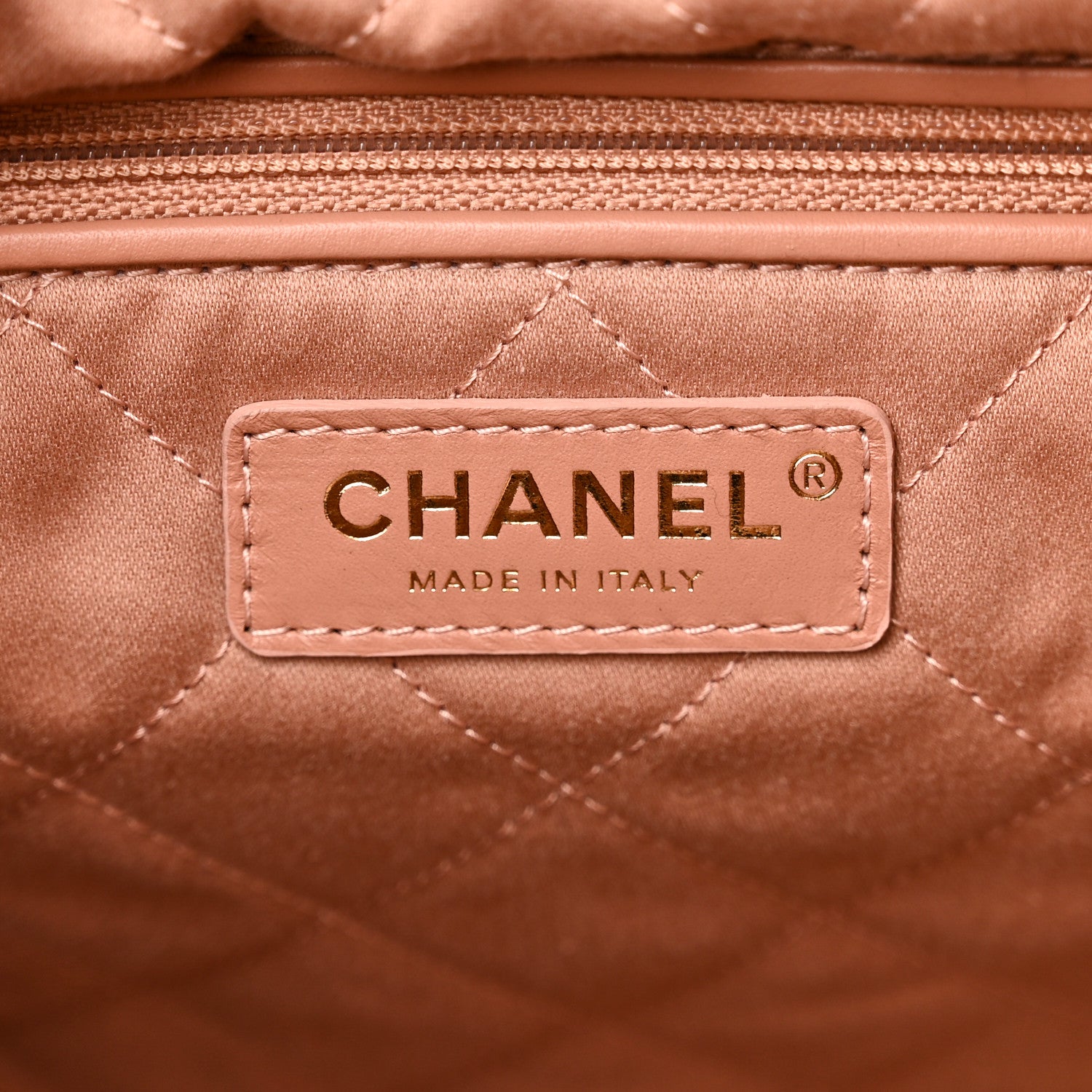 Chanel Metallic Calfskin Quilted Chanel 22 Pink 7 of 11