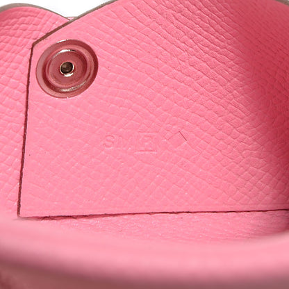 Hermes Epsom Calvi Card Case Rose Confetti 8 of 8