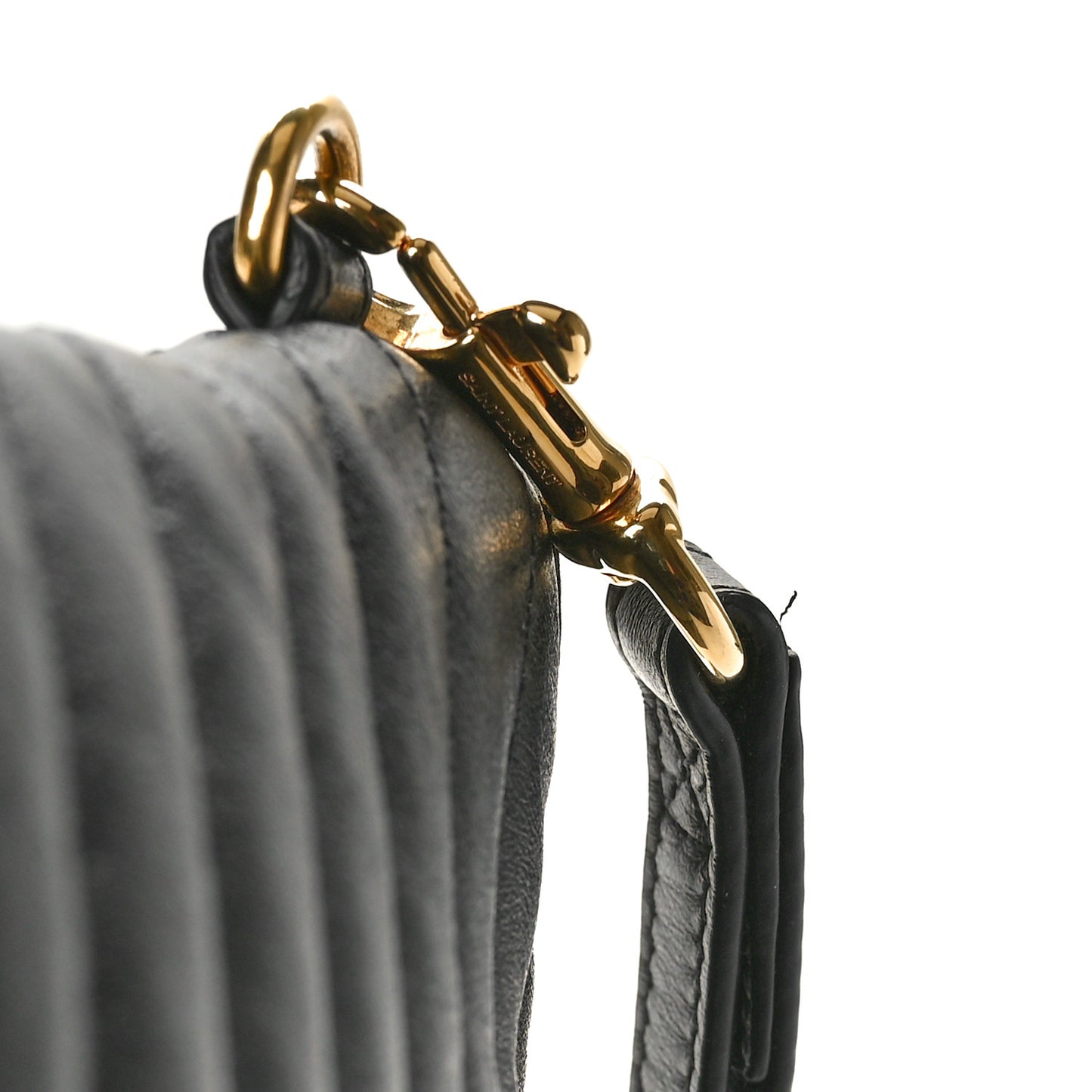 Calfskin Matelasse Monogram Cassandre Tablet Pouch Black