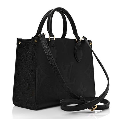 Louis Vuitton Empreinte Monogram Giant Onthego PM Black 3 of 7