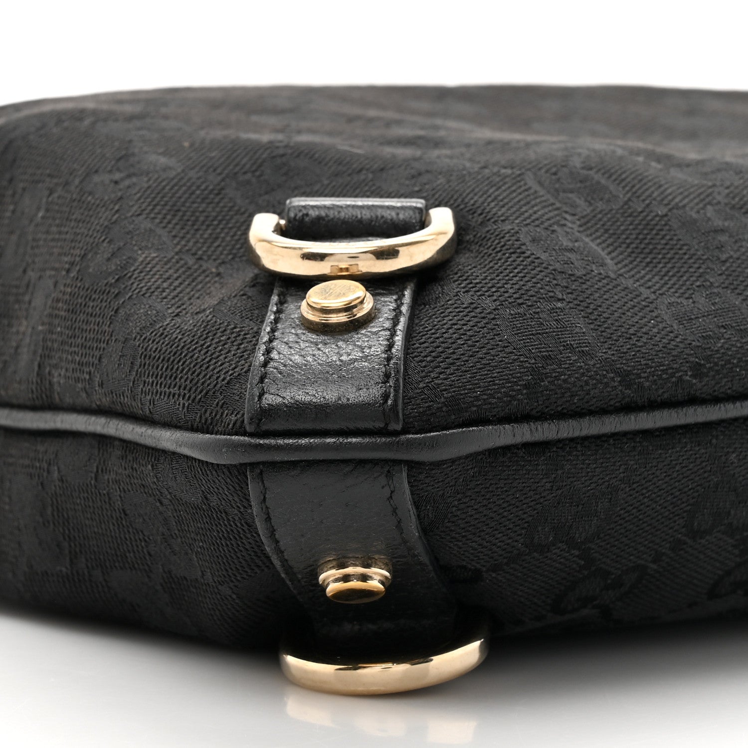 Gucci Monogram Abbey Messenger Bag Black 10 of 13