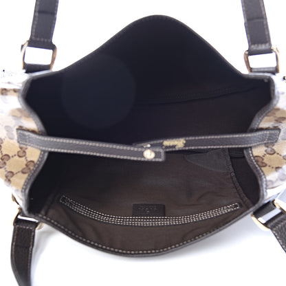 Gucci Crystal Monogram Medium Abbey Shoulder Bag Dark Brown 7 of 9
