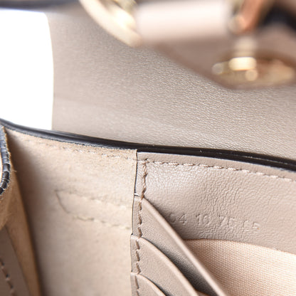 Chloe Suede Calfskin Mini Faye Shoulder Bag Motty Grey 7 of 11