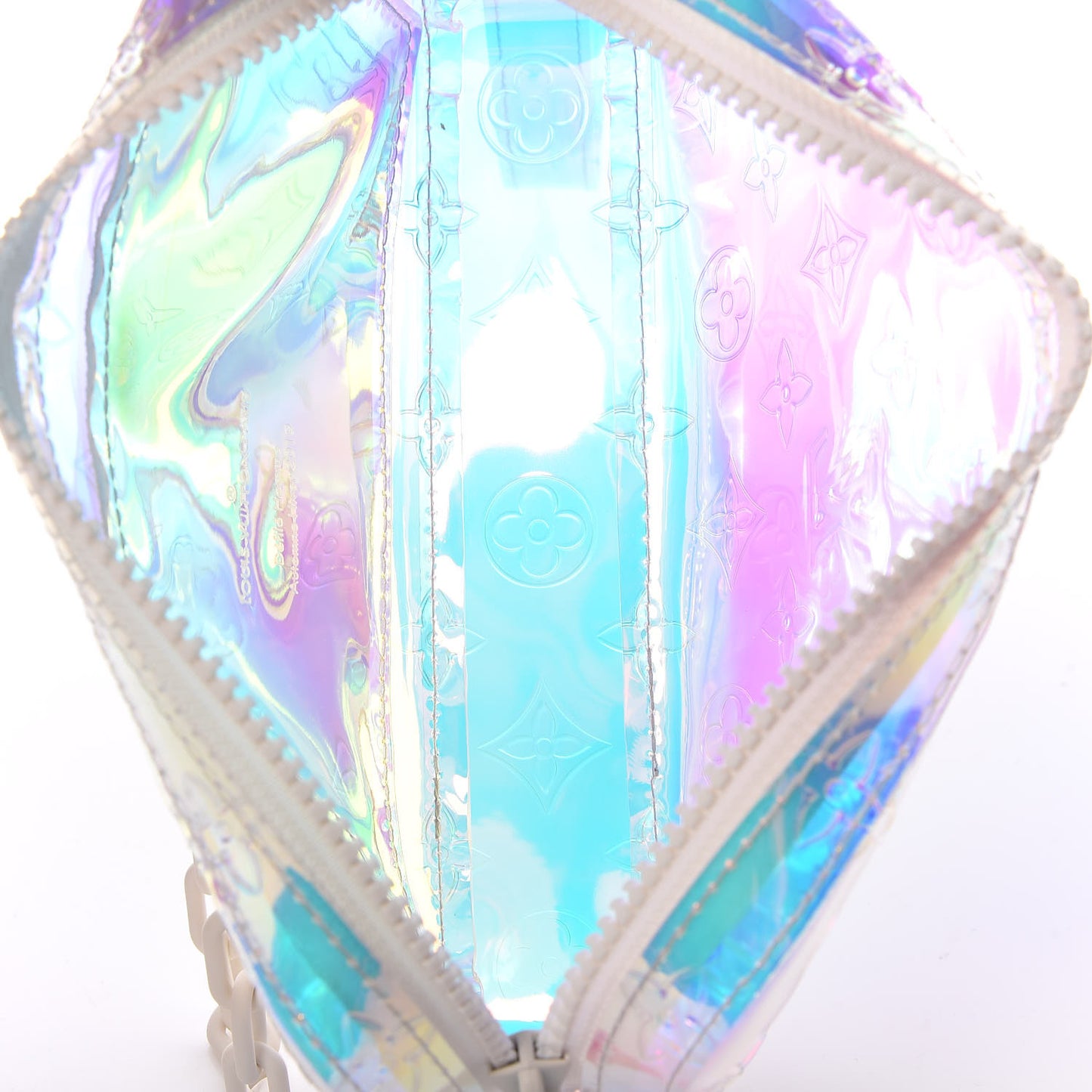 PVC Monogram Pochette Volga Iridescent Prism