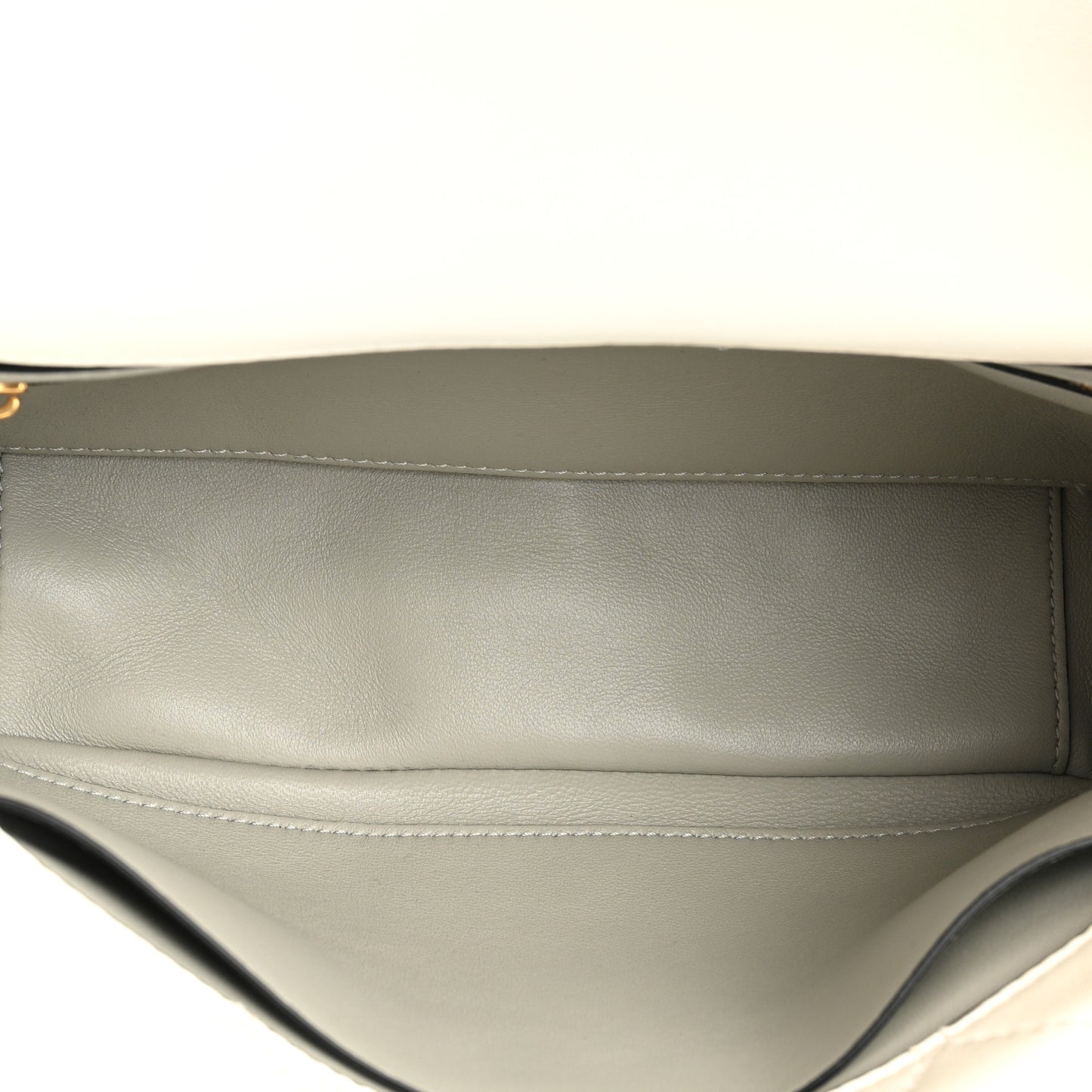 Nappa Large Roman Stud Shoulder Bag Ivory