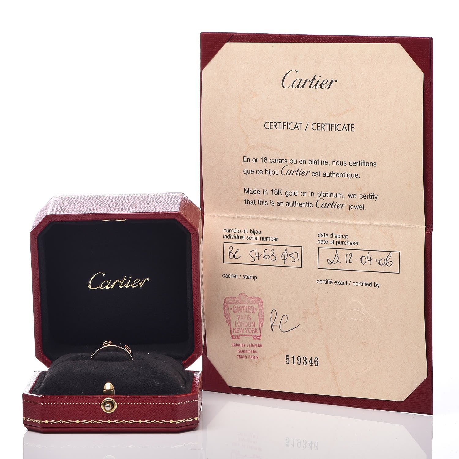 Cartier 18K Pink Gold 5.5mm LOVE Ring 51 5.75 5 of 5