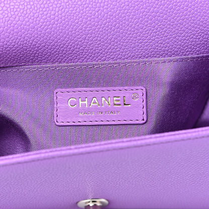 Chanel Caviar Quilted Small Boy Flap Violet 4 of 8