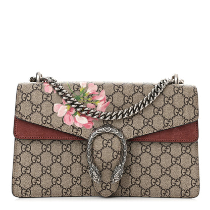 Gucci GG Supreme Monogram Blooms Small Dionysus Shoulder Bag Beige Multicolor Dry Rose 1 of 15