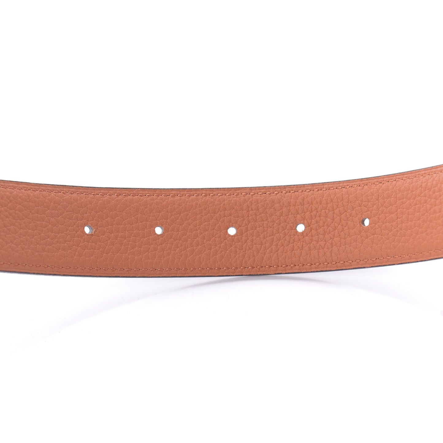 Box Togo 32mm Guilloche H Belt 85 Black Orange