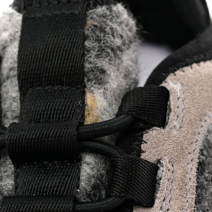 Chanel Fabric Suede Calfskin CC Sneakers 37 Grey 10 of 12