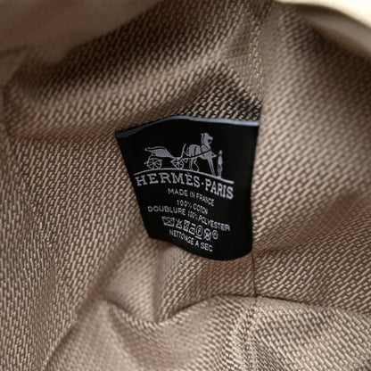 Hermes Canvas Small Bride-A-Brac Pouch Natural Jaune Citron 6 of 6