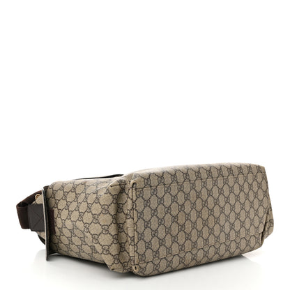 Gucci GG Plus Monogram Messenger Diaper Bag Dark Brown 5 of 12