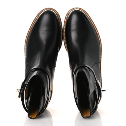Hermes Calfskin Follow Ankle Boots 41 Black 3 of 25