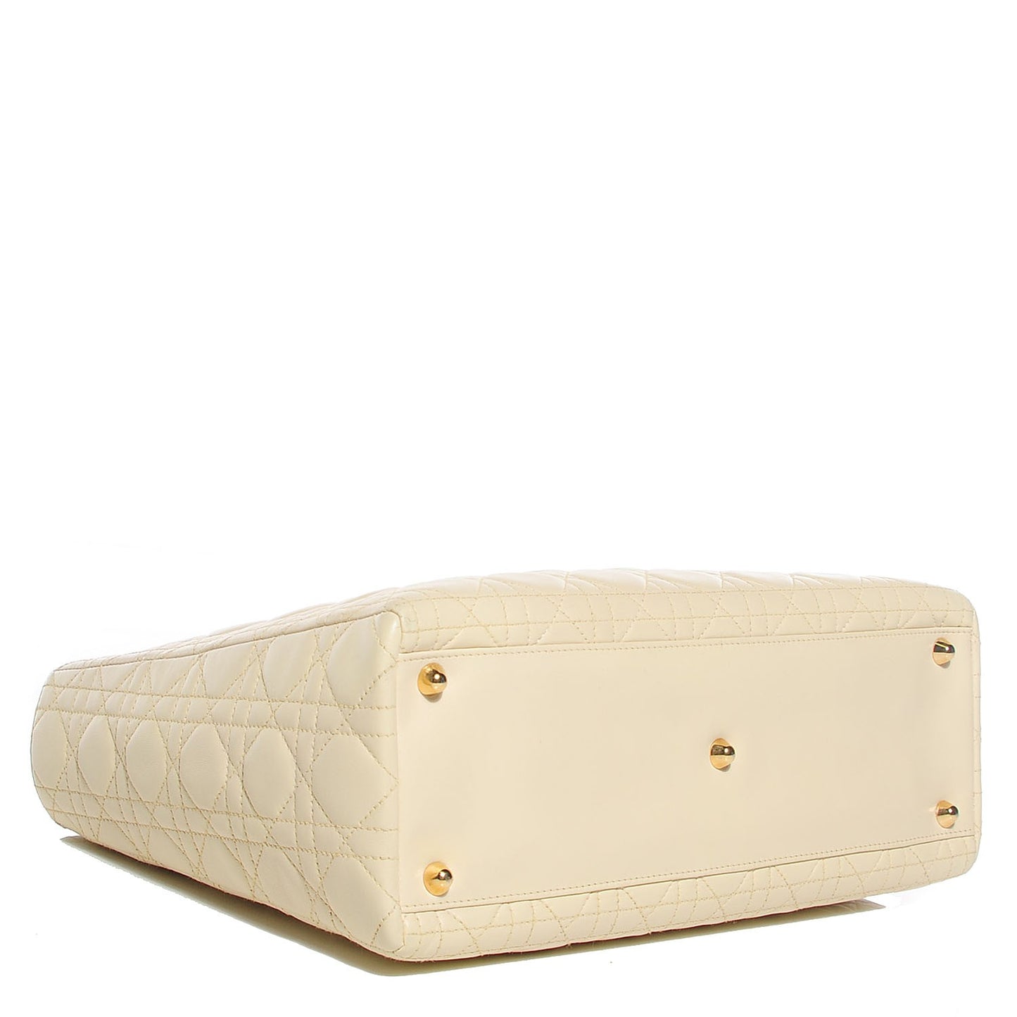 Lambskin Cannage Large Lady Dior Beige