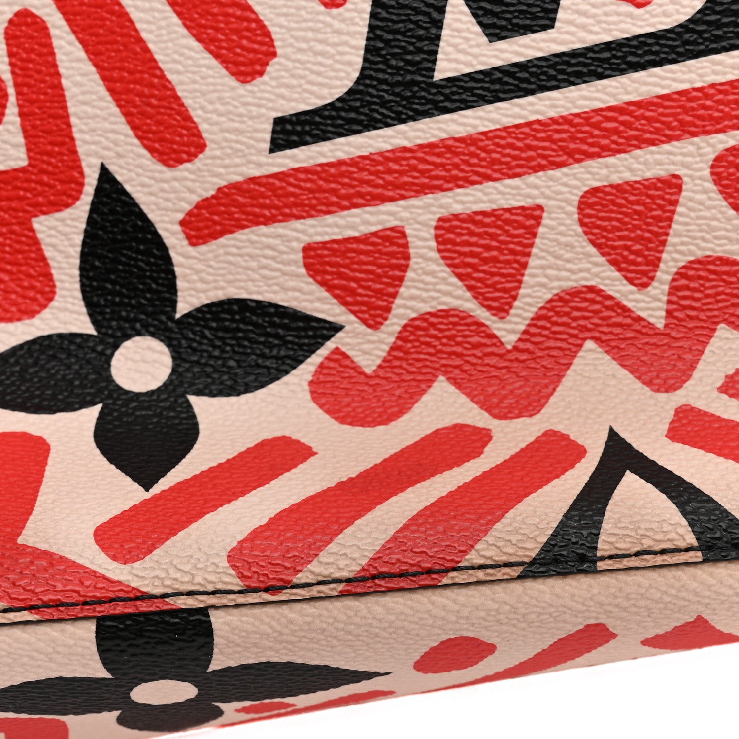 Louis Vuitton Monogram Giant Crafty NeoNoe MM Creme Rouge Black 11 of 12