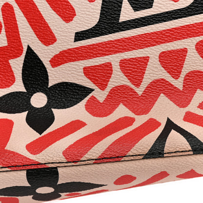 Louis Vuitton Monogram Giant Crafty NeoNoe MM Creme Rouge Black 11 of 12