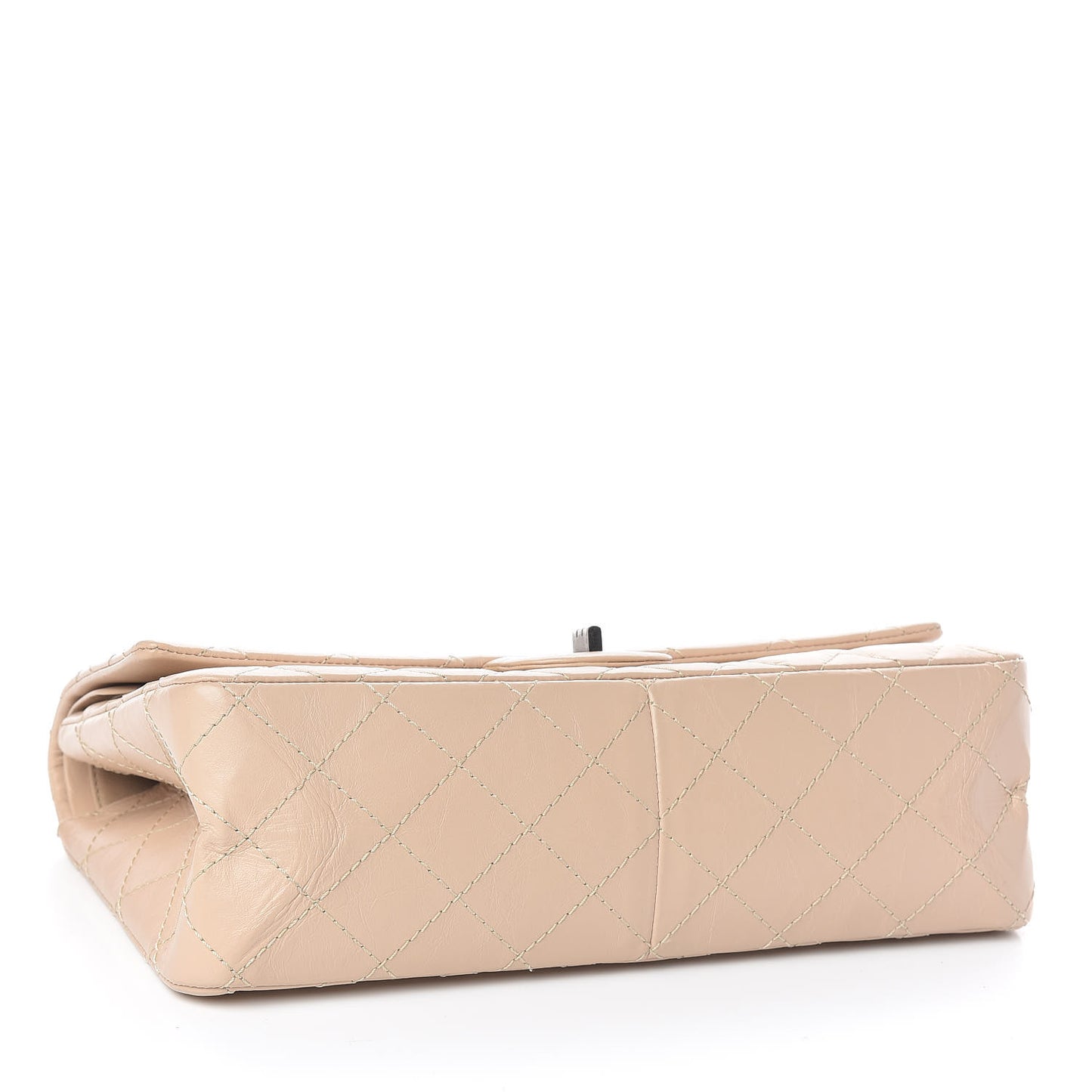 Aged Calfskin Quilted 2.55 Reissue 226 Flap Light Beige