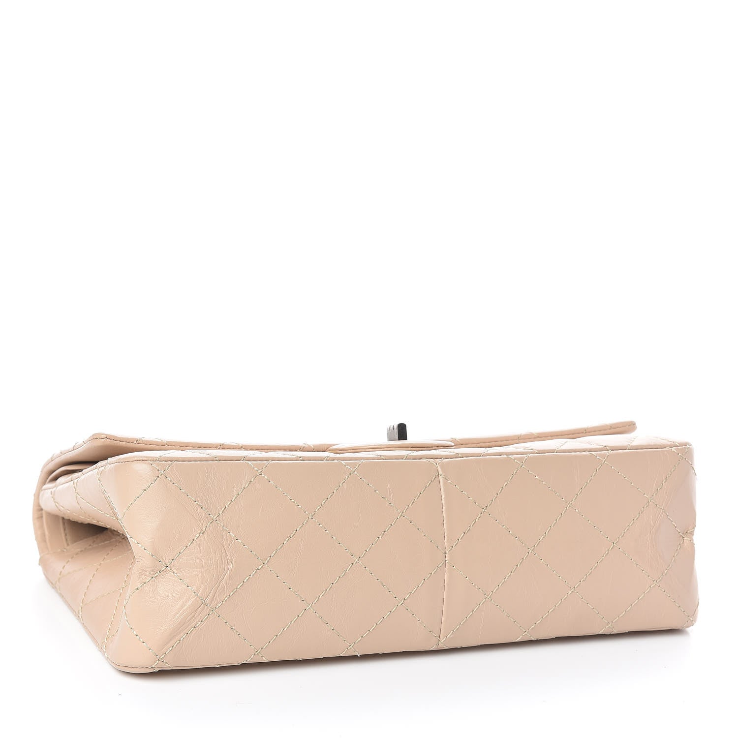 Chanel Aged Calfskin Quilted 2.55 Reissue 226 Flap Light Beige 4 of 12