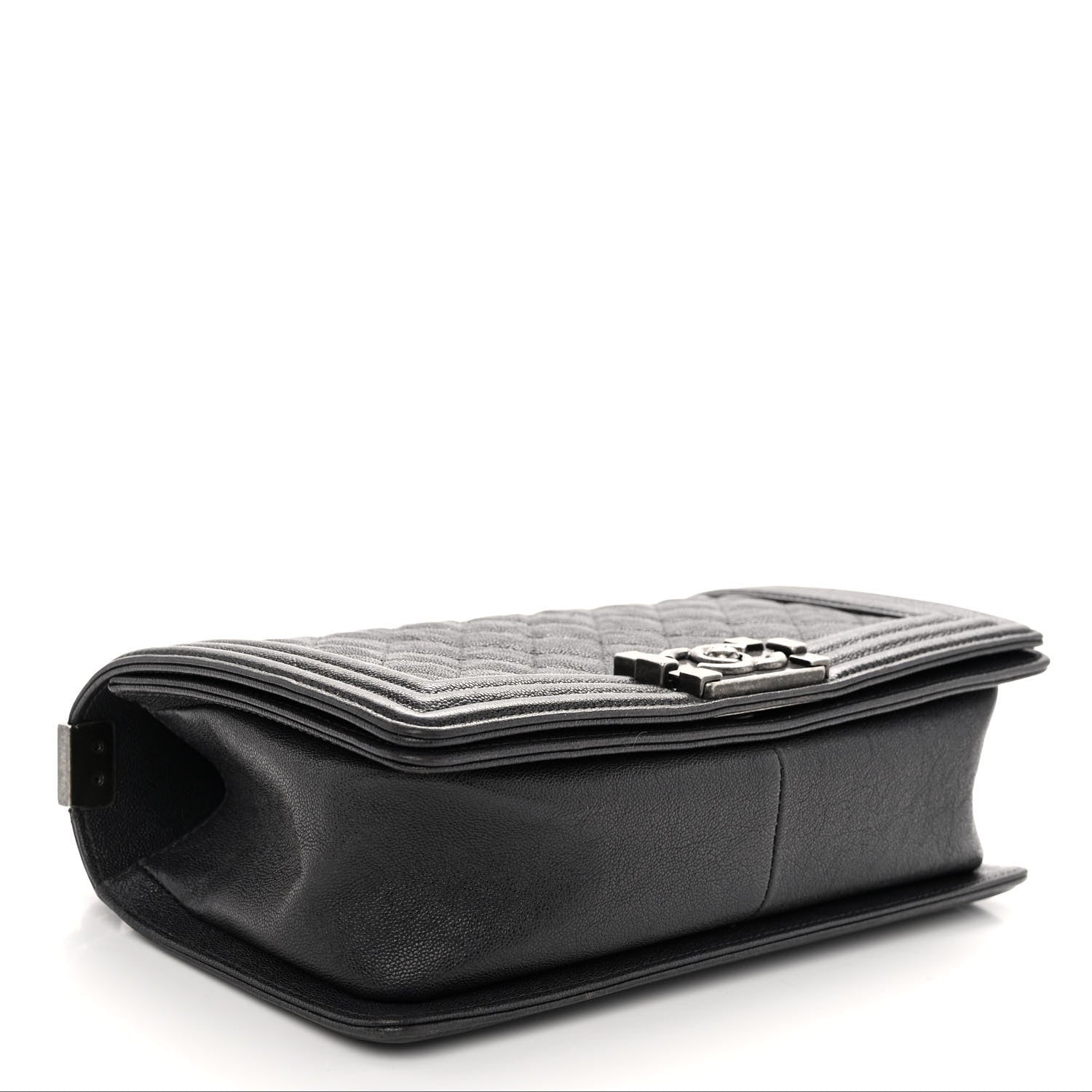 Chanel Caviar Quilted Medium Boy Flap Charcoal 7 of 19