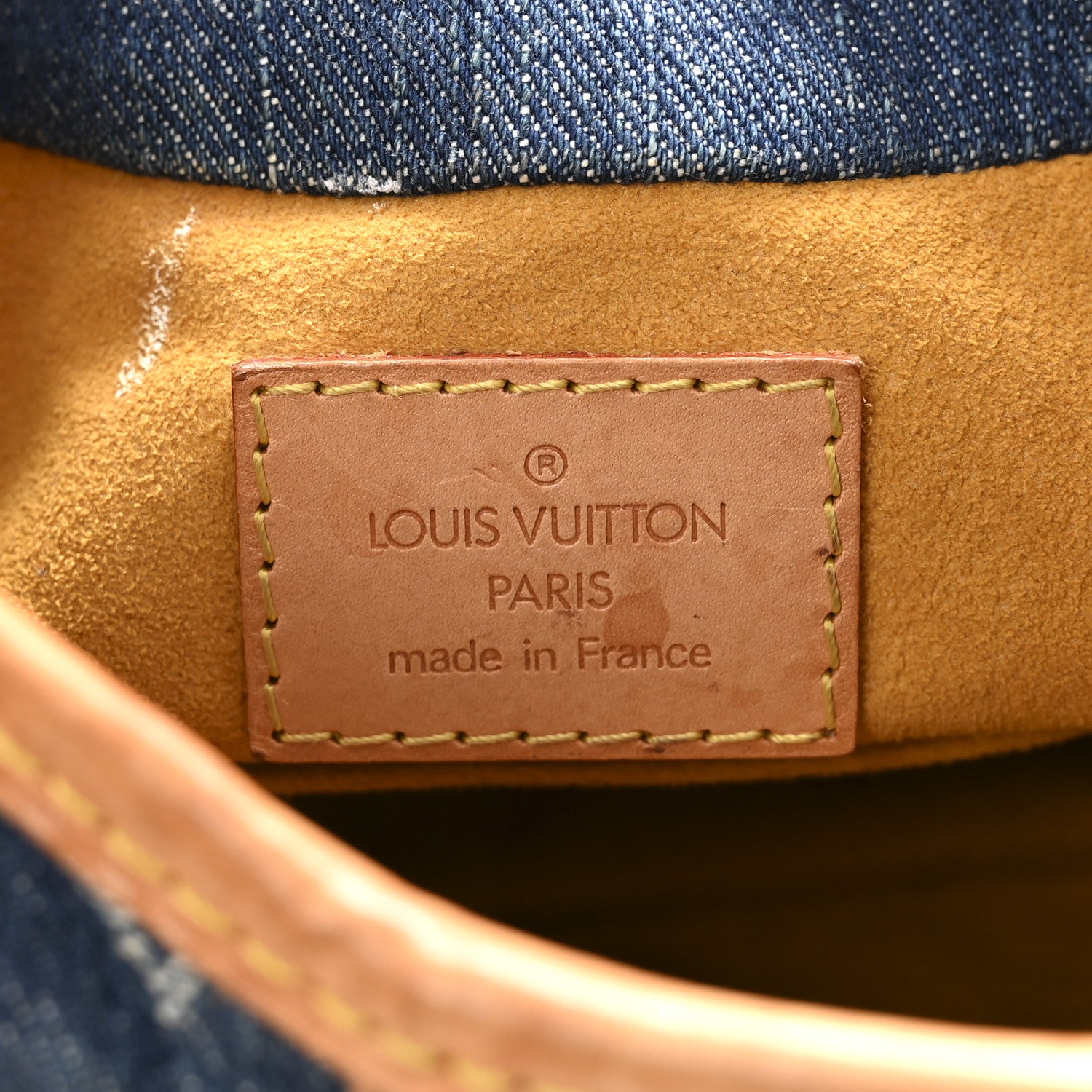 Louis Vuitton Monogram Denim Pleaty Blue 6 of 10