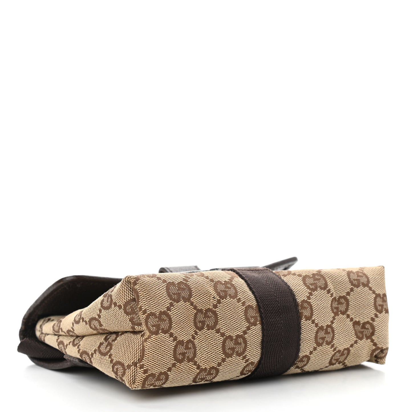 Monogram Waist Pouch Bag Dark Brown