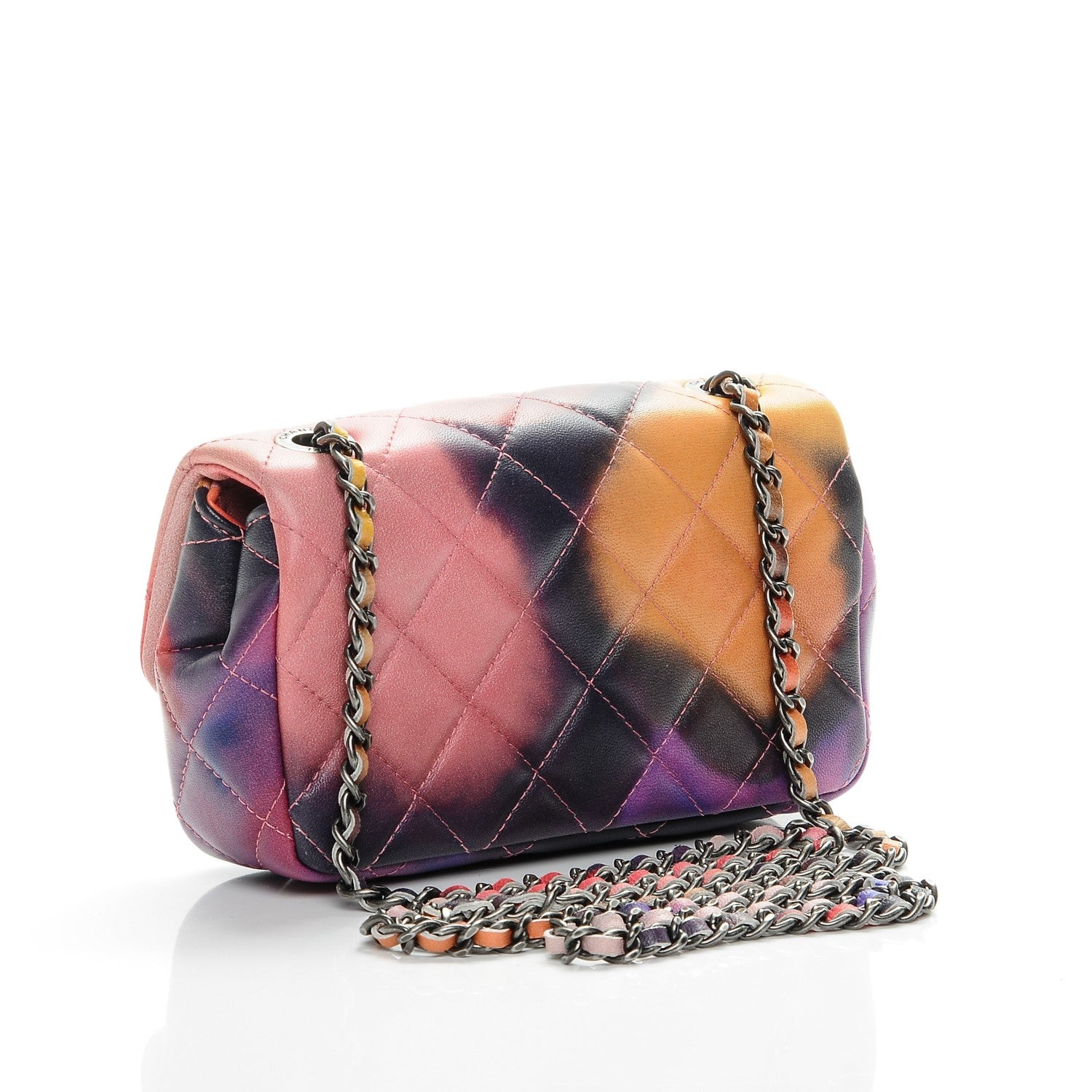 Chanel Lambskin Quilted Extra Mini Flower Power Flap Multicolor 3 of 7