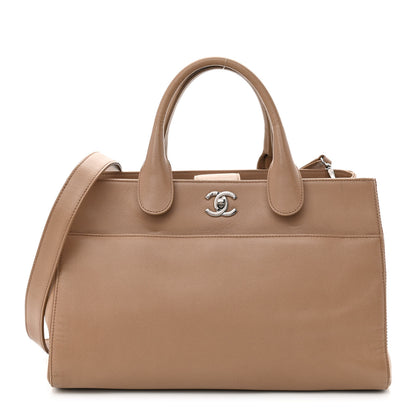 Chanel Caviar Medium Cerf Executive Shopper Tote Beige 1 of 13