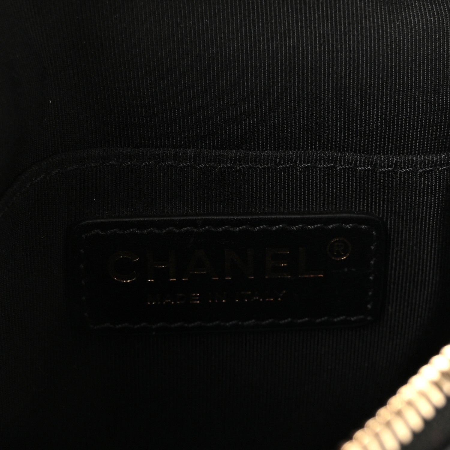 Chanel Lambskin Quilted Waist Bag Fanny Pack Black 6 of 11