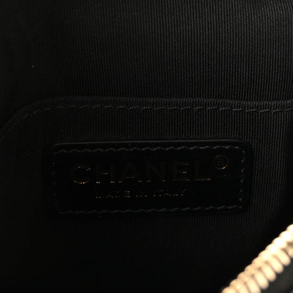 Chanel Lambskin Quilted Waist Bag Fanny Pack Black 6 of 11