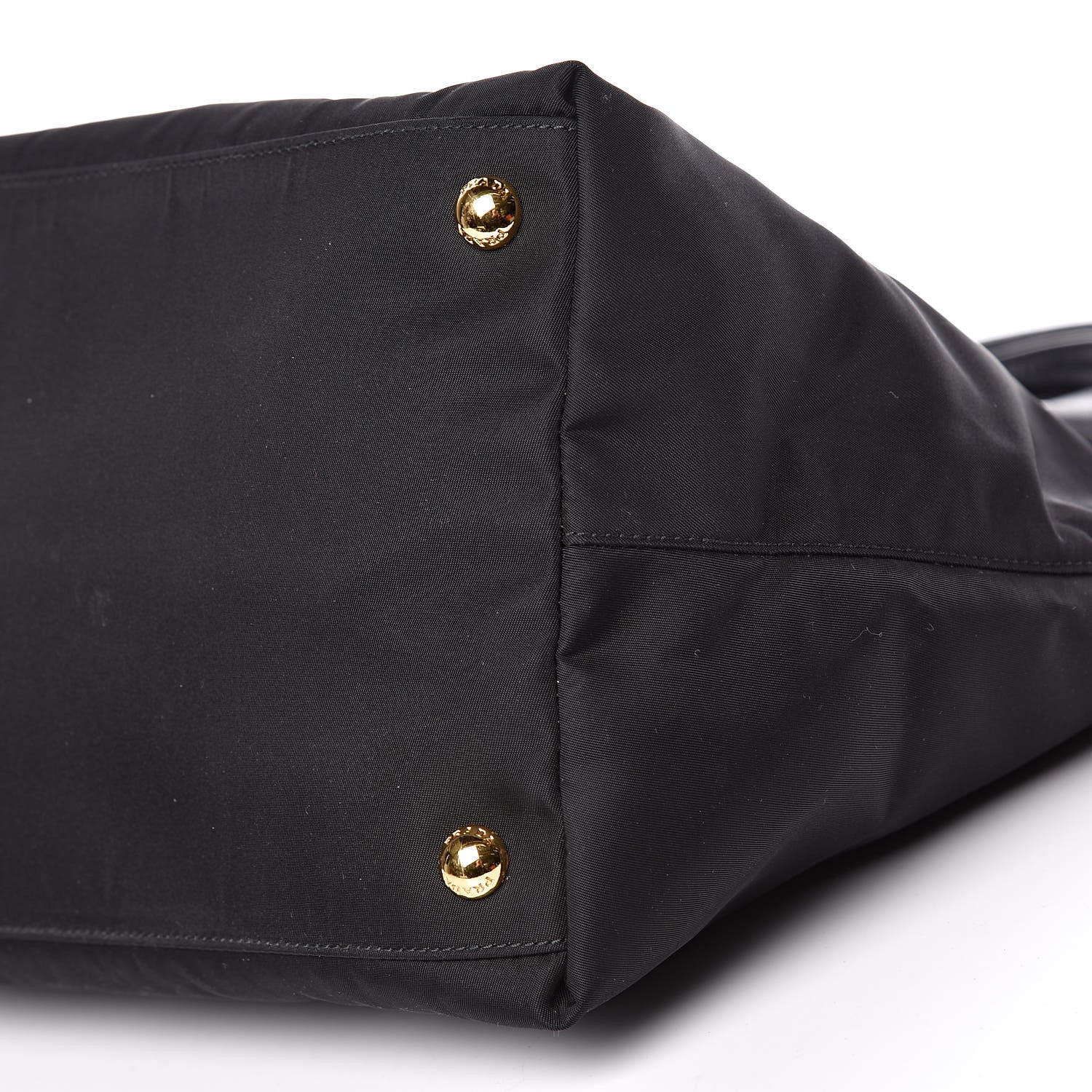 Prada Saffiano Tessuto Nylon Tote Black 10 of 10