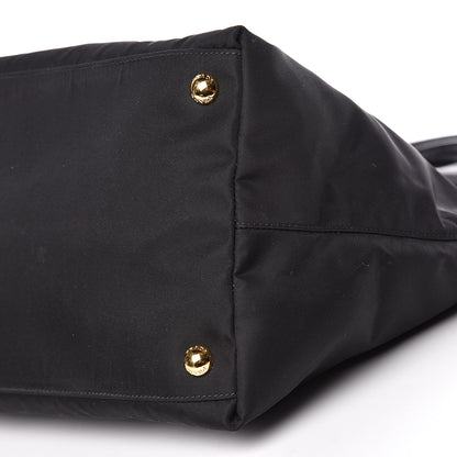 Prada Saffiano Tessuto Nylon Tote Black 10 of 10