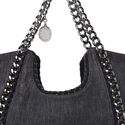 Stella McCartney Denim Chain Falabella Tote Blue 8 of 8