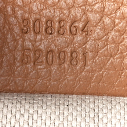 Gucci Pebbled Calfskin Small Soho Disco Bag Camelia 7 of 12