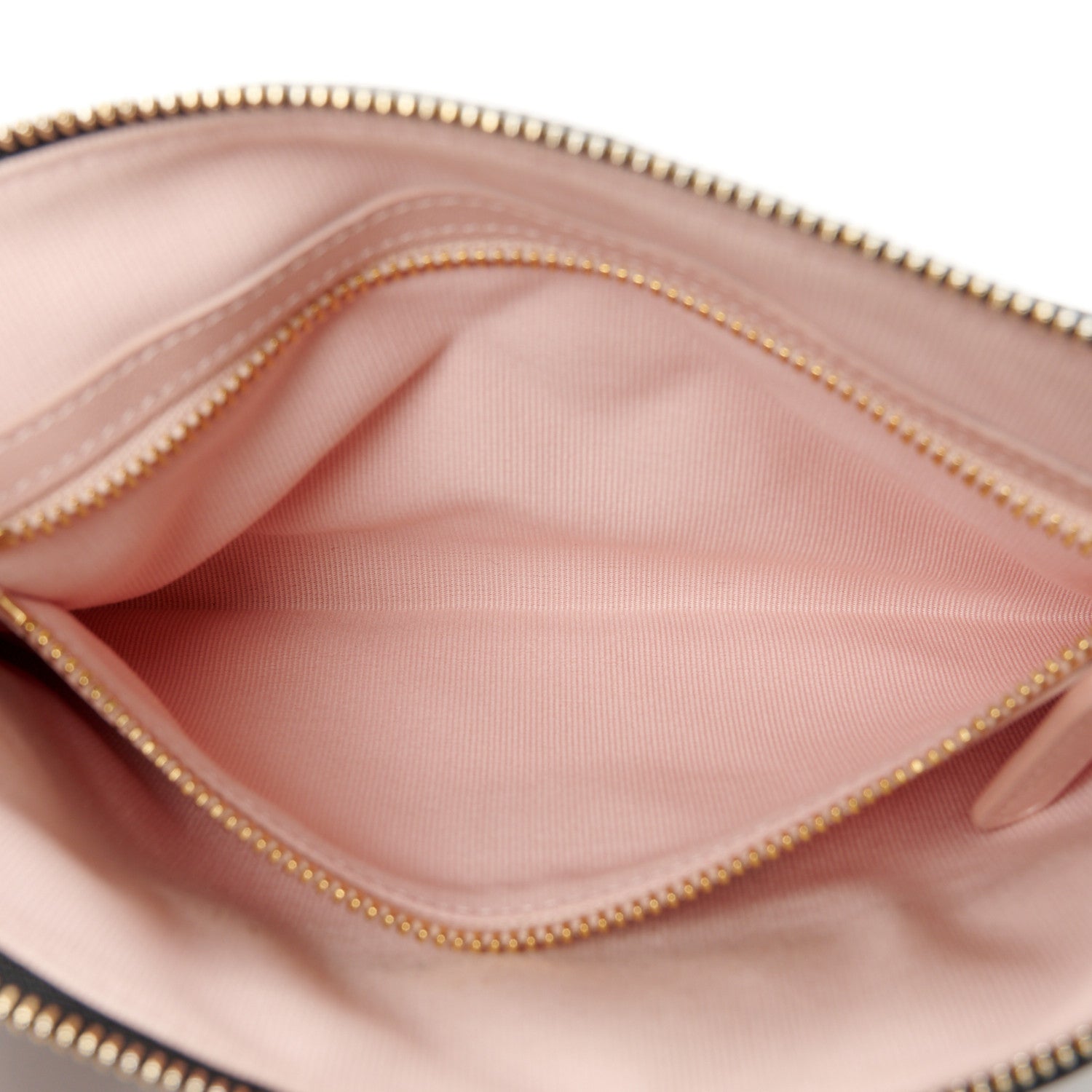 Chanel Lambskin Quilted Coco Mark Clutch Black Light Pink 7 of 13