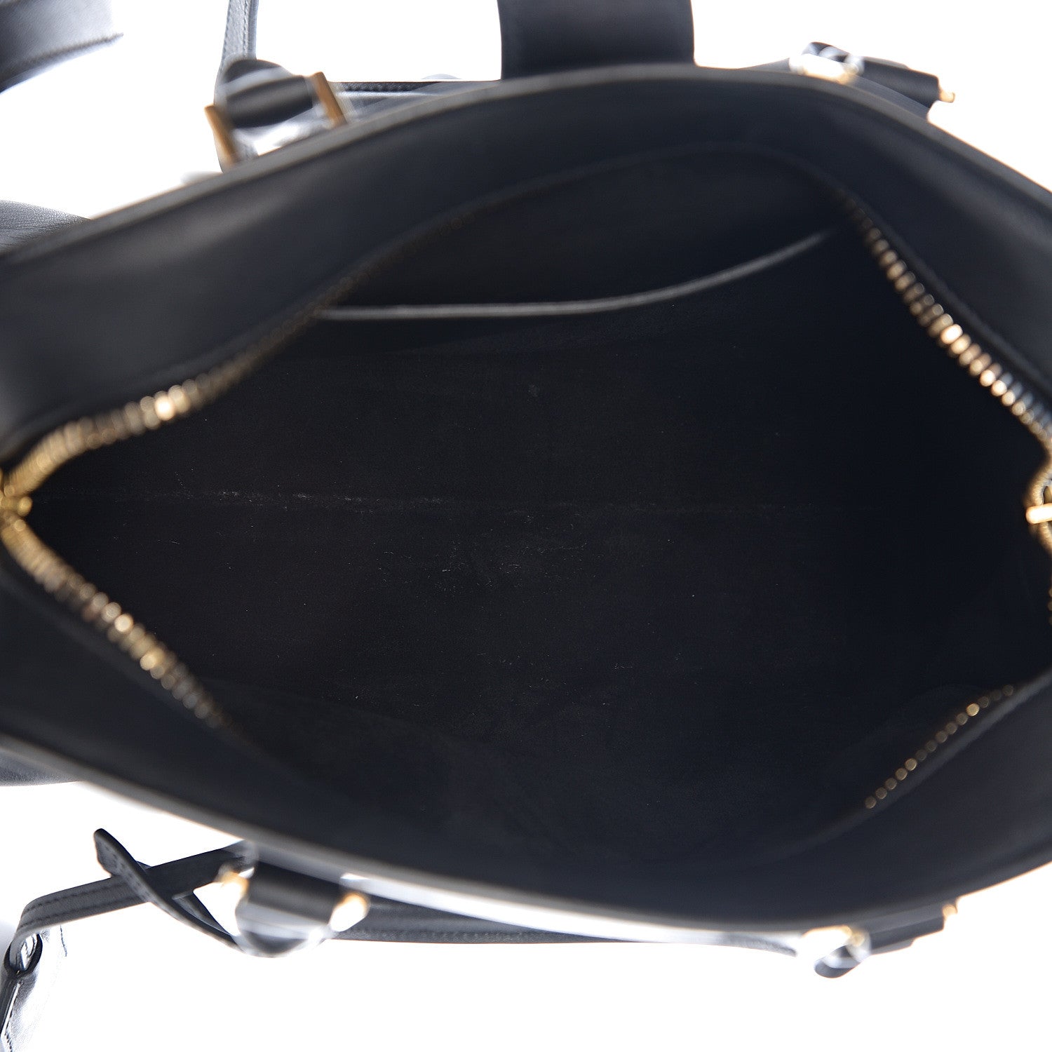 Saint Laurent Calfskin Monogram Baby Cabas Black 4 of 15