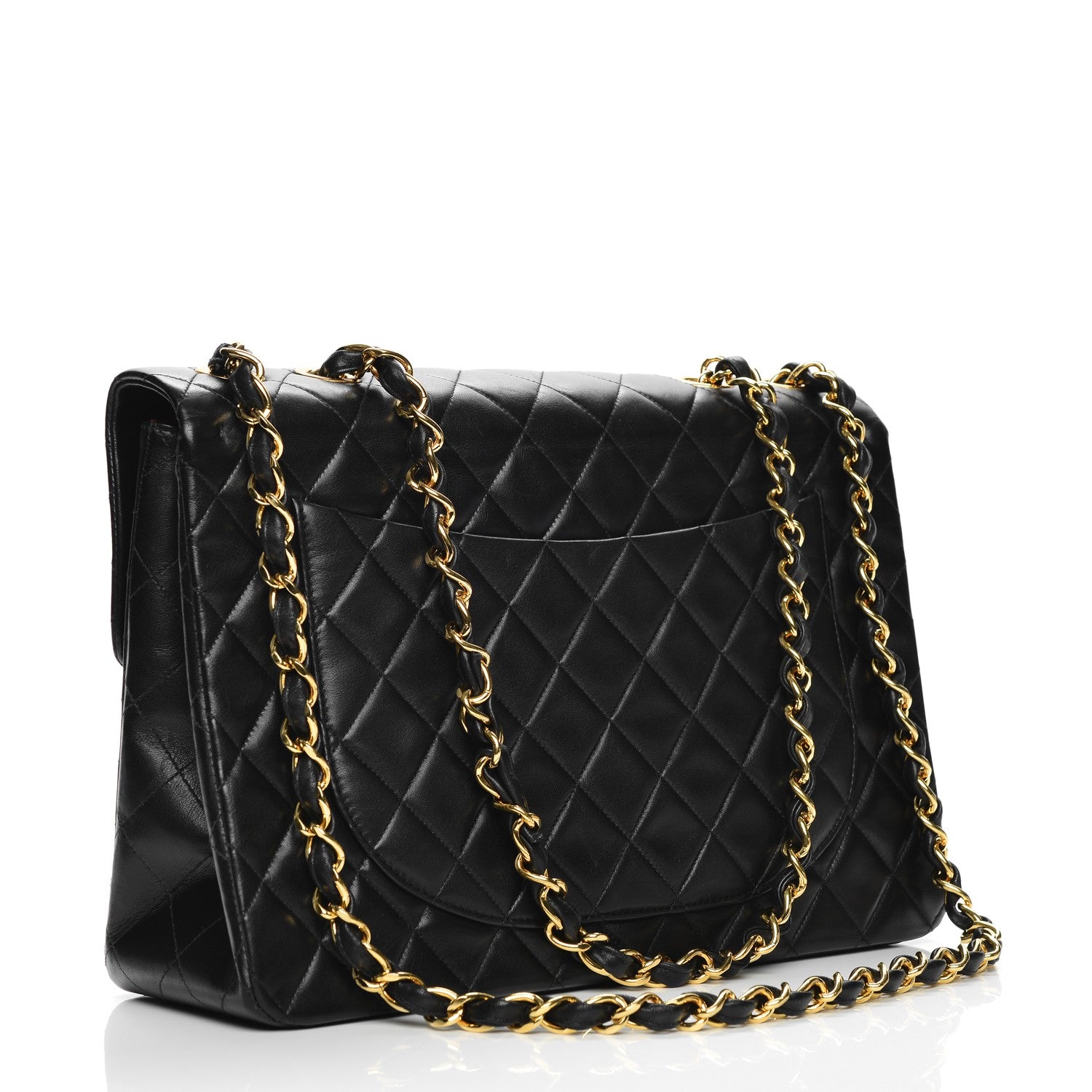 Chanel Lambskin XL Jumbo Flap Black 3 of 7