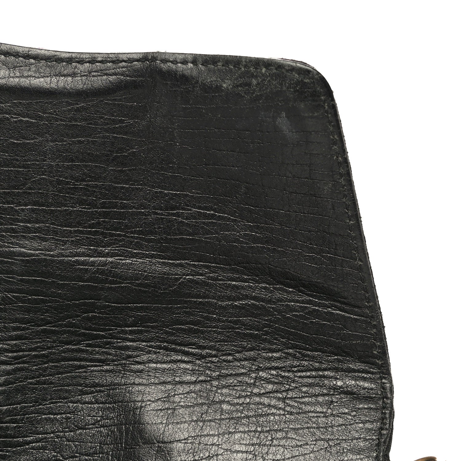 Gucci Monogram Web Horsebit Chain Clutch Black 14 of 20