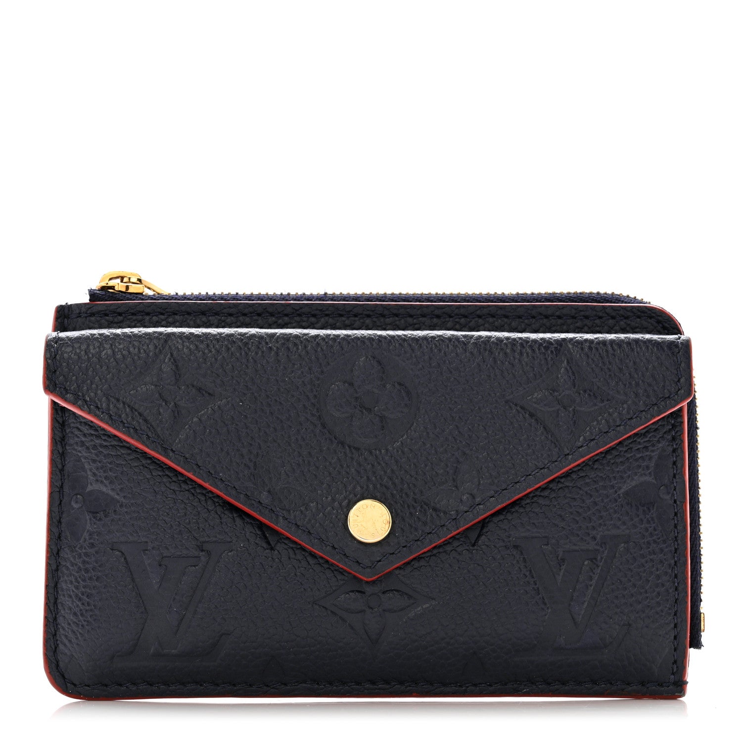 Louis Vuitton Empreinte Recto Verso Card Holder Marine Rouge 1 of 8