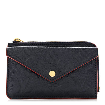 Louis Vuitton Empreinte Recto Verso Card Holder Marine Rouge 1 of 8