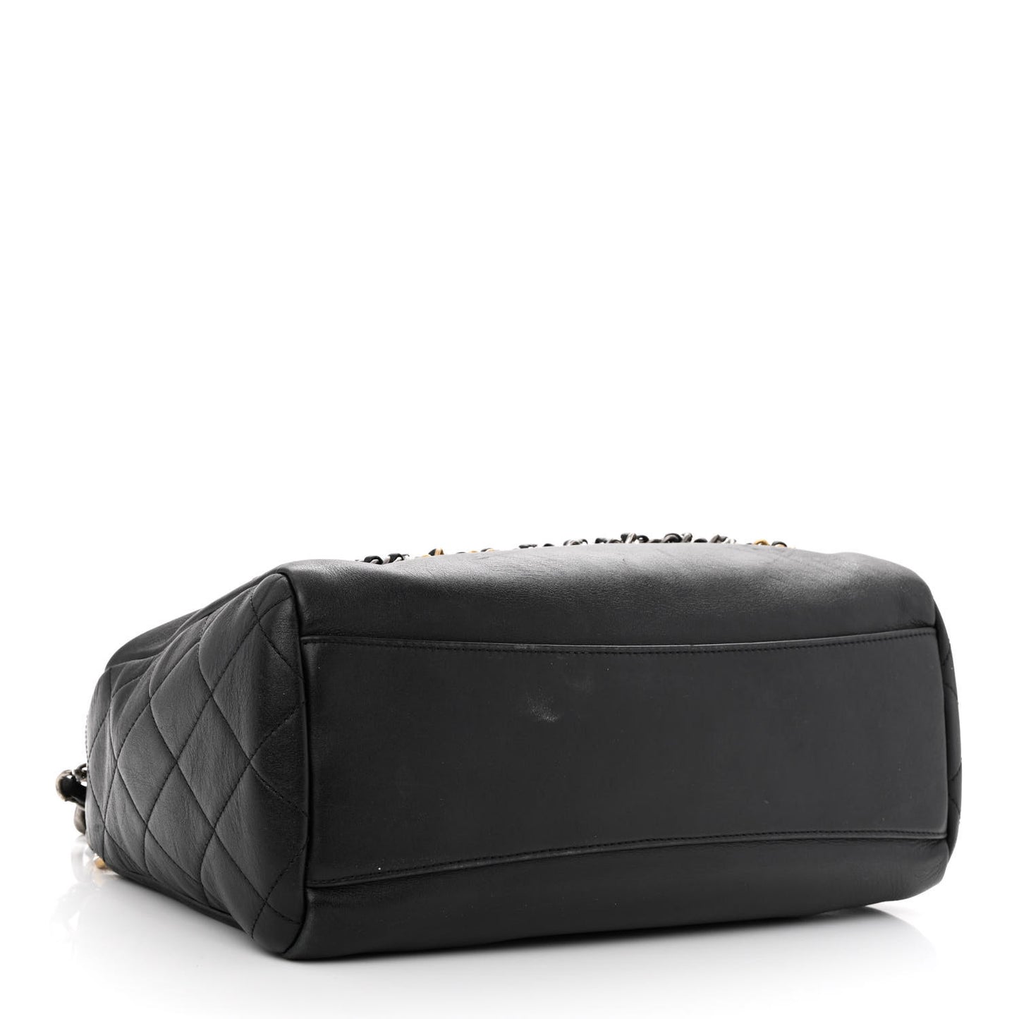 Calfskin Chain 20s Signature Hobo Black