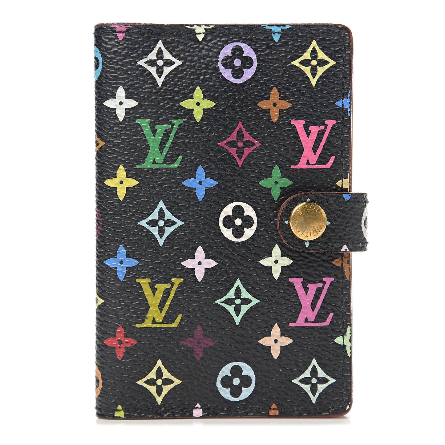 Monogram Multicolor Carnet de Bal Mini Agenda Cover Black