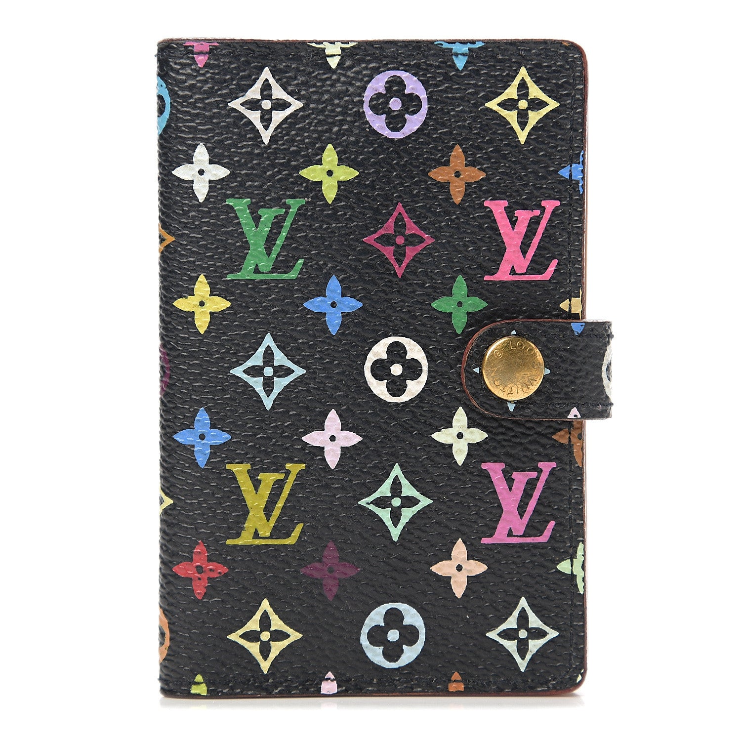 Louis Vuitton Monogram Multicolor Carnet de Bal Mini Agenda Cover Black 1 of 7