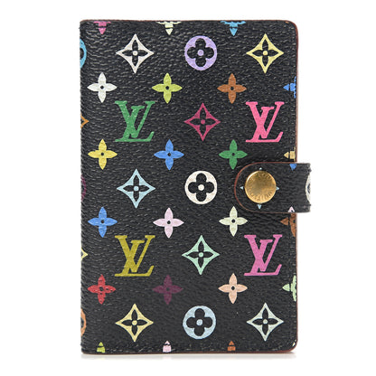 Louis Vuitton Monogram Multicolor Carnet de Bal Mini Agenda Cover Black 1 of 7
