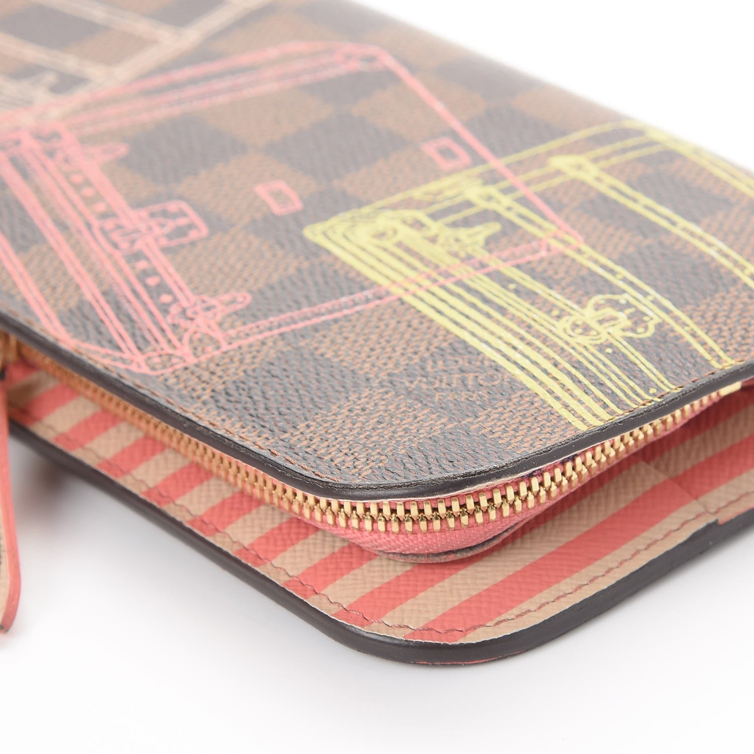 Louis Vuitton Damier Ebene 2014 Christmas Animation Insolite Wallet 20 of 22
