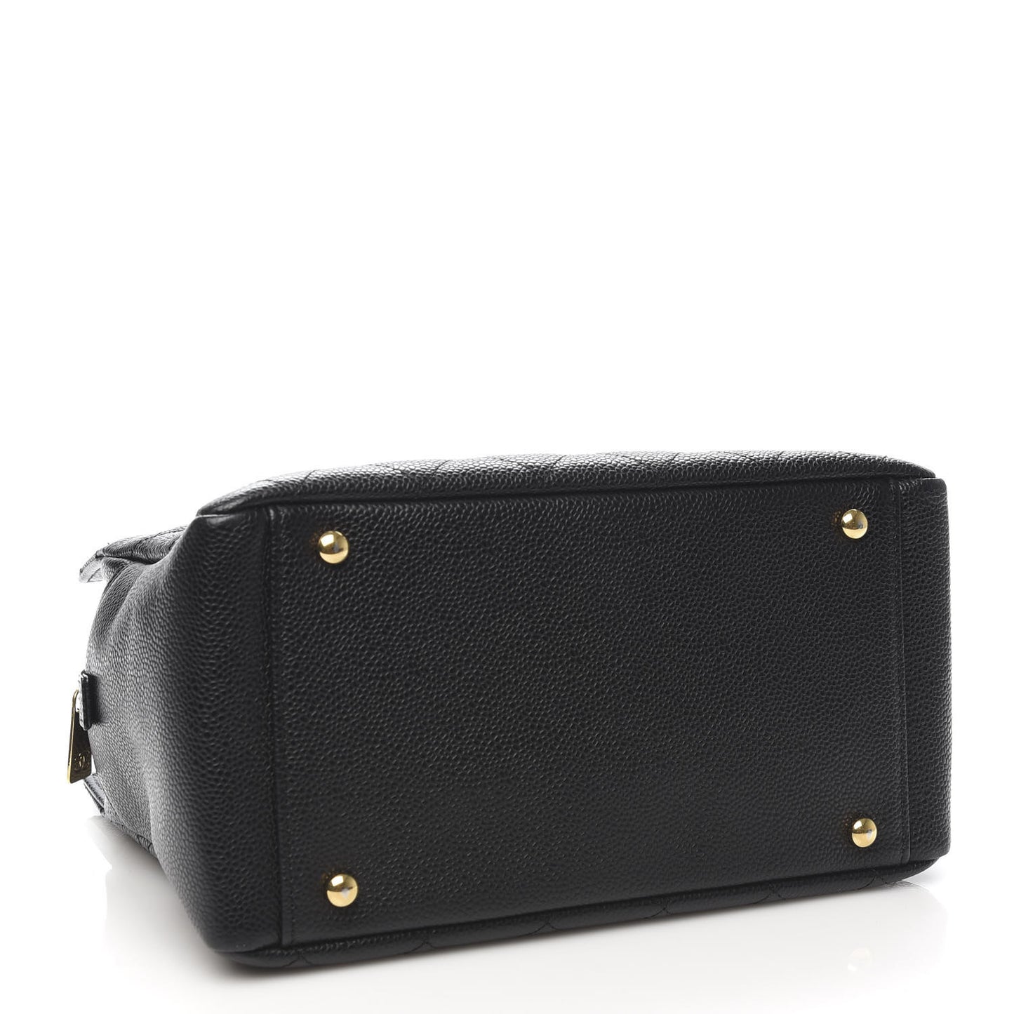 Caviar Quilted Petit Timeless Tote PTT Black