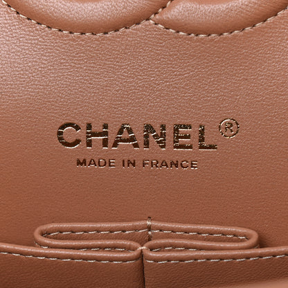 Chanel Lambskin Quilted Medium Double Flap Brown 5 of 8